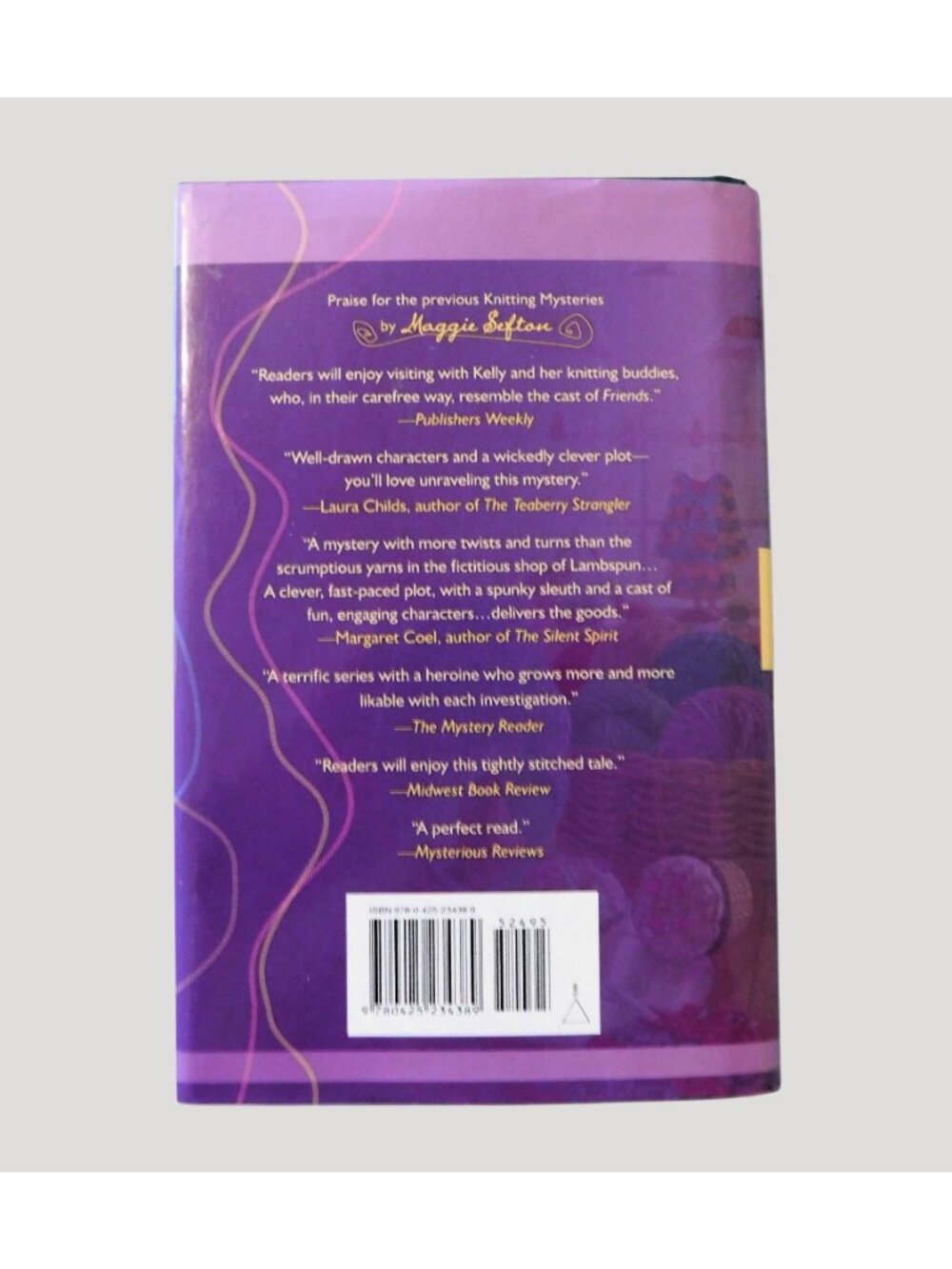 Skein Of The Crime By Maggie Sefton 1st Edition 2010 A Knitting Mystery HBDJ - Picture 2 of 5